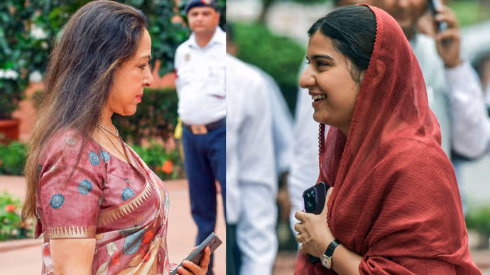 संसद का मानसून सत्र: पहले दिन कंगना की गजब एंट्री, डिंपल- प्रिया सरोज के अंदाज ने जीता दिल, देखें फोटोज