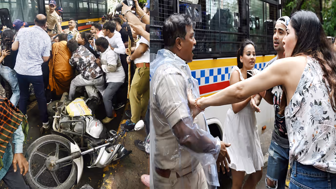 CJP Protest: कहीं पुलिस ने घसीटा तो कहीं सुरक्षाबलों से भिड़े, 8 PHOTO में कैसे निकला स्टूडेंट का गुस्सा