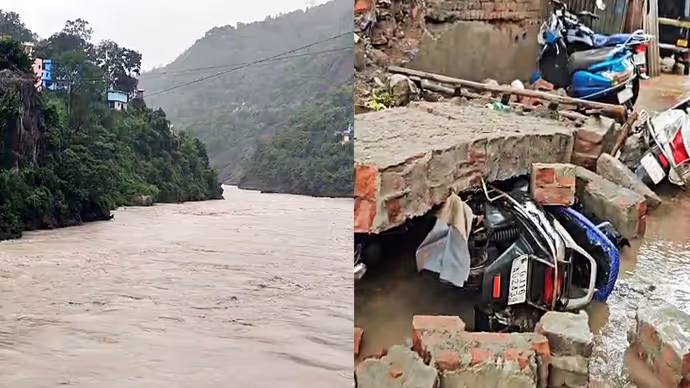 मानसून का कहर! अलकनंदा का रौद्र रूप और बारिश से तबाही की 8 खौफनाक तस्वीरें