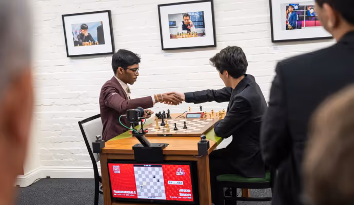 20 साल के भारतीय ग्रैंडमास्टर आर. प्रज्ञानंद ने रचा इतिहास, जीता Grand Chess Tour 2026 का खिताब