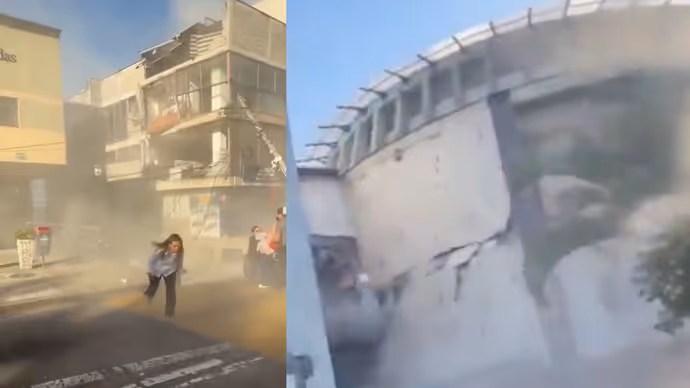 कांपी धरती, ढहीं इमारतें... Colombia Earthquake की वो 5 PHOTOS जिन्हें देख सहम जाएंगे