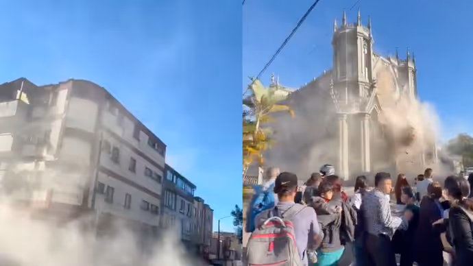 कांपी धरती, ढहीं इमारतें... Colombia Earthquake की वो 5 PHOTOS जिन्हें देख सहम जाएंगे