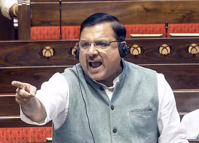 राज्यसभा में एक्शन मूमेंटः तैश में आ गए संजय सिंह-खडगे, NDA नेताओं ने भी जमकर की गर्जना