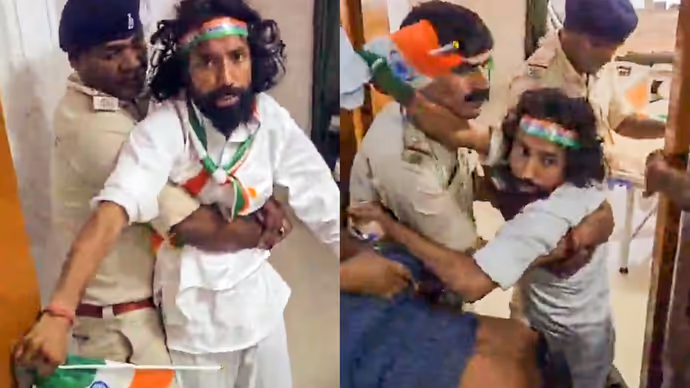 तिरंगे के लिए देवेंद्र मेहतो की तड़प, 5 फोटोज में देखिए 13 दिन की भूख भी नहीं तोड़ पाई देश भक्ति का जज्बा