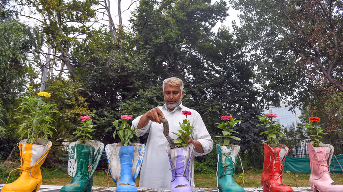 कबाड़ से तैयार हुआ अनोखा गार्डन: Srinagar के Waste Wonder Garden की 15 PHOTOS