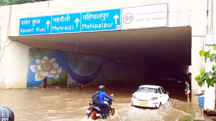 प्रयागराज से दिल्ली तक आफत की बारिश, 10 तस्वीरों में कहीं सड़कें डूबीं तो कहीं घरों में घुसा पानी