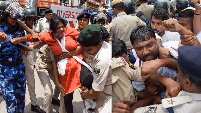 पटना में बवाल, राजभवन की ओर बढ़ रहे छात्रों पर पुलसिया एक्शन, 10 PHOTO में देखें BPSC प्रोटेस्ट