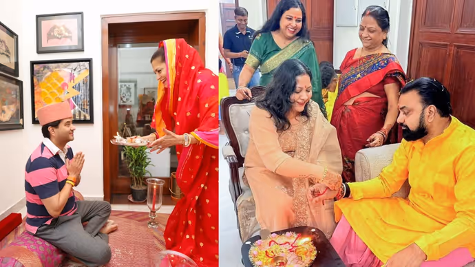 Rakhi : सिंधिया से सम्राट तक, 10 फोटोज में देखें CM-मंत्रियों ने कैसे मनाया रक्षाबंधन