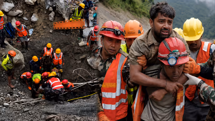 नेपाल में 1400 मौतों के बीच चमत्कार: 5 तस्वीरों में देखिए कैसे 10 दिन बाद मलबे से जिंदा निकला इंसान