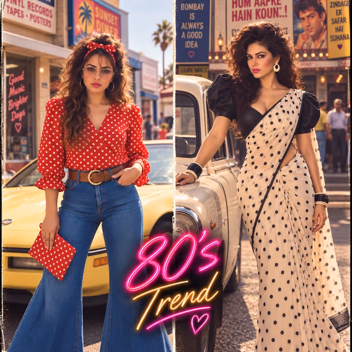 Bollywood 80s Retro Fashion: बदला दिखा बॉलीवुड-टीवी सितारों का लुक, 80s फैशन में देखें 6 PHOTOS