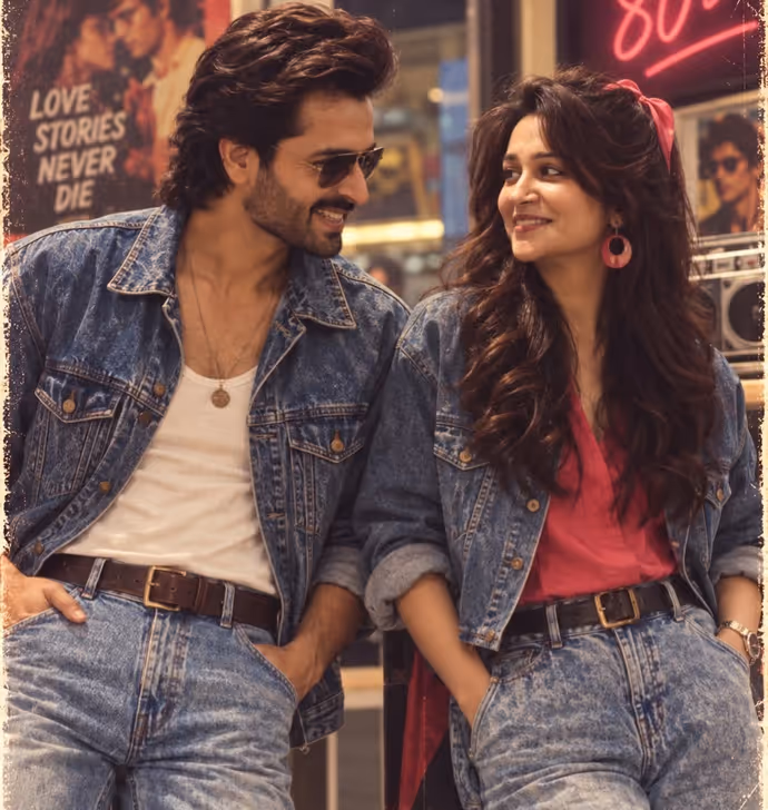 Bollywood 80s Retro Fashion: बदला दिखा बॉलीवुड-टीवी सितारों का लुक, 80s फैशन में देखें 6 PHOTOS