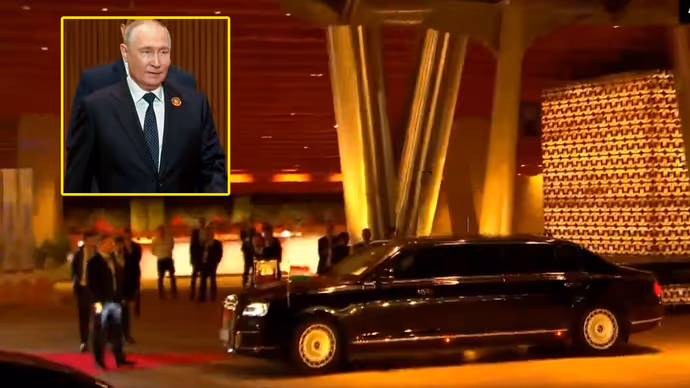 BRICS Gala Dinner: चमचमाती Aurus से पहुंचे पुतिन, 7 तस्वीरों में देखें रूसी राष्ट्रपति का शाही अंदाज