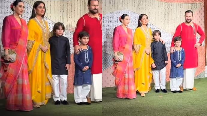 अंबानी के गणपति इवेंट में करीना संग धोती पहन पहुंचे सैफ अली खान, 10 तस्वीरों में सितारों का जलवा
