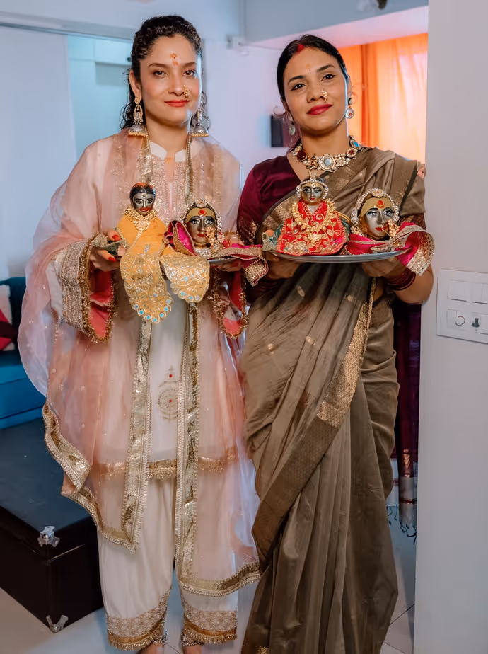 अंकिता लोखंडे के घर पधारीं गौरी मां, प्रेम और भक्ति से किया स्वागत, देखें 5 PHOTOS