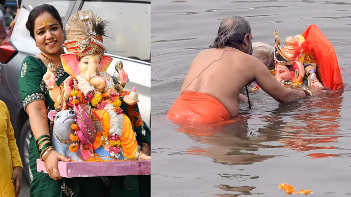 गणपति बप्पा मोरया! दिल्ली, चेन्नई, अहमदाबाद से अमृतसर तक..10 PHOTO में देखें गणेश विसर्जन का भव्य नजारा