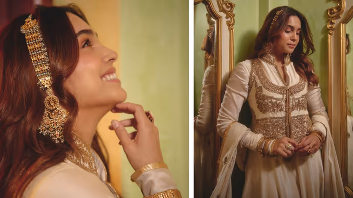 शरवरी ने अनारकली सूट में बिखेरा हुस्न, 5 PHOTOS में देखें ट्रेडिशनल लुक