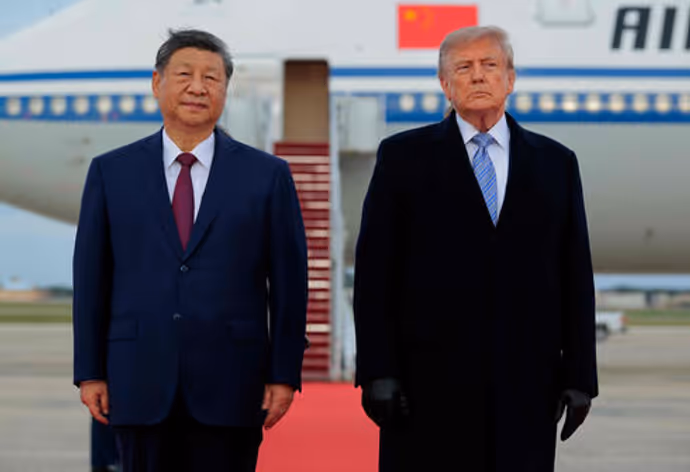 Xi Jinping US Visit: 11 साल बाद अमेरिका पहुंचे शी जिनपिंग, 11 PHOTOS में ट्रंप का अभूतपूर्व स्वागत