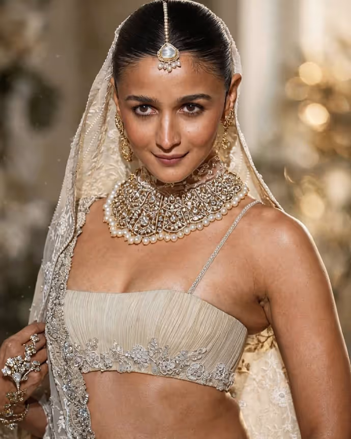 आलिया भट्ट का आइवरी लुक कर देगा मोहित, 9 Photos में देखें ‘लव एंड वॉर’ एक्ट्रेस का अंदाज