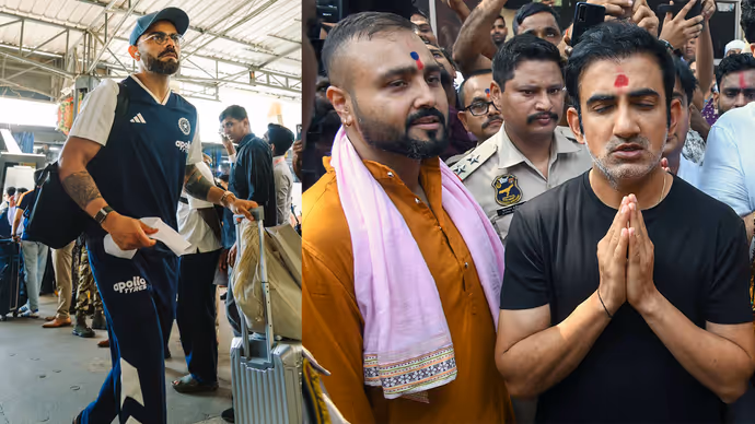 दूसरे वनडे से पहले कामाख्या पहुंचे गौतम गंभीर, 10 PHOTO में गुवाहाटी में टीम का ग्रैंड वेलकम