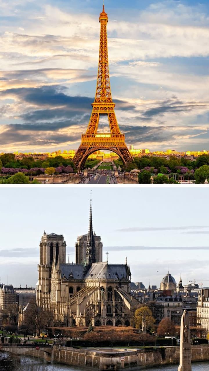 Eiffel tower to Notre-dame Cathedral: 7 iconic architectures of France ...