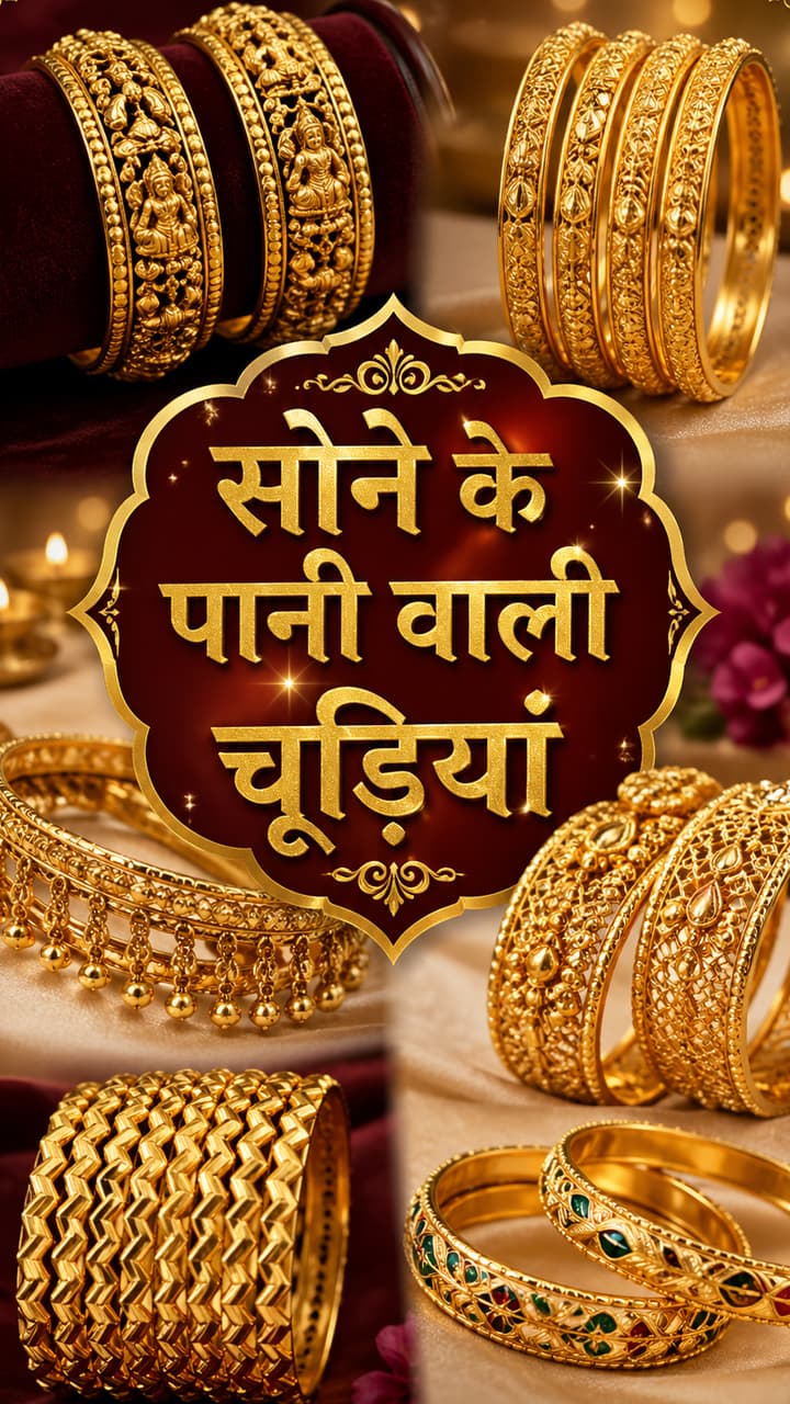 Gold Pani Bangles: 1K में खरीदें सोने जैसा रिच और चमकदार लुक देने वाली ...
