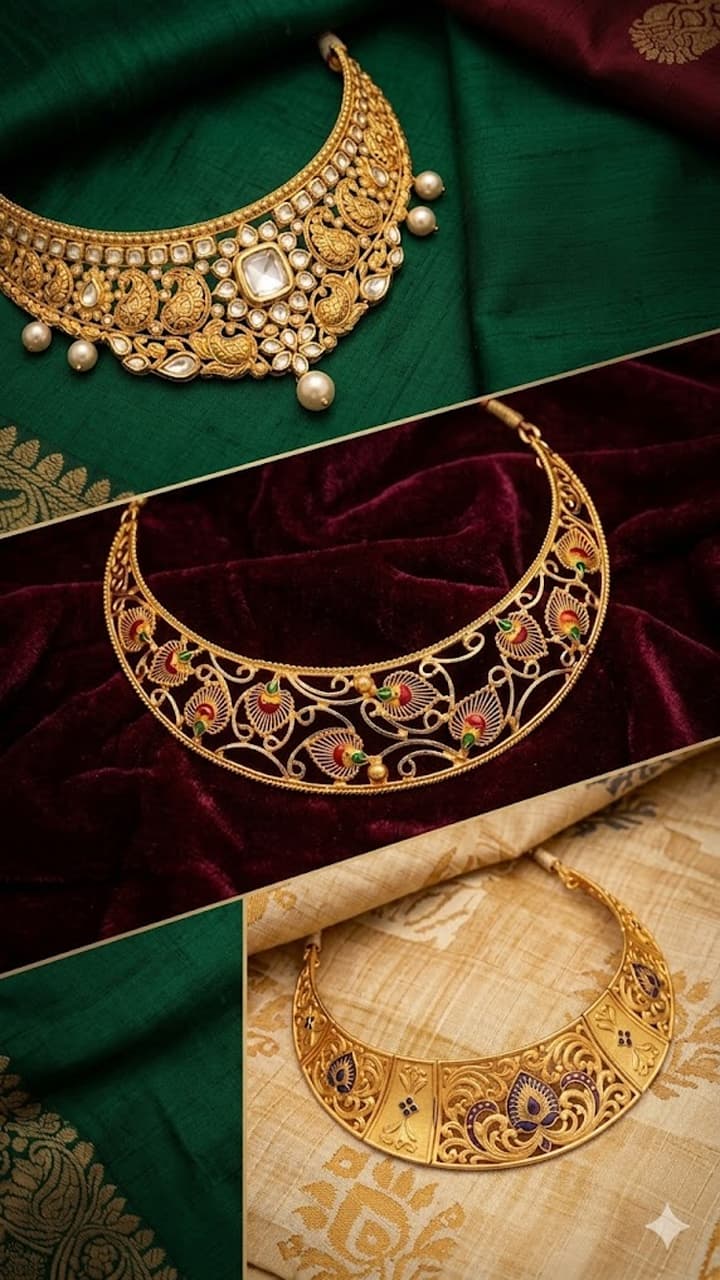 Hasli Necklace: ಮದುವೆಗೆ ರಾಯಲ್ ಲುಕ್ ಬೇಕಾ? ಇಲ್ಲಿದೆ 7 ಟ್ರೆಂಡಿ ಹಸ್ಲಿ ...