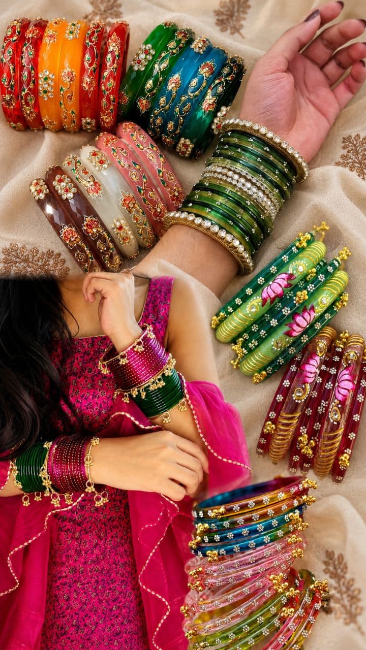 Glass Bangles: ಸೀರೆ, ಕುರ್ತಾಗೆ ಸ್ಟೈಲಿಶ್ ಲುಕ್ ನೀಡುತ್ತೆ ಈ ಟ್ರೆಂಡಿ ಗಾಜಿನ ...