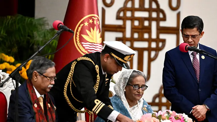Bangladesh President Shahbuddin claimed that Sheikh Hasinas resignation document is not yet availabl bsm