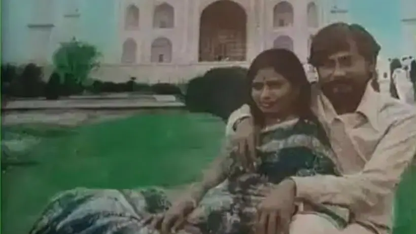 Nitish Kumar with Wife