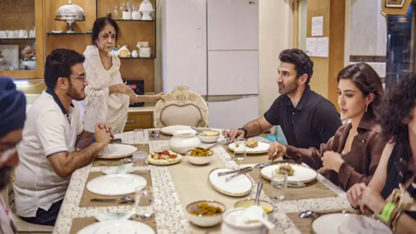 Sourav met Sara and Aditya   