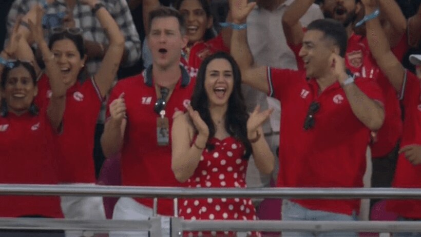 Preity zinta celebration