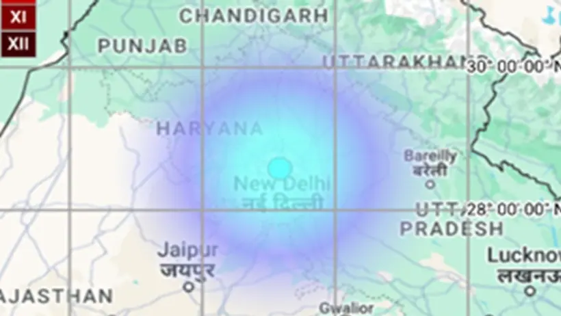 Delhi Earthquakes 