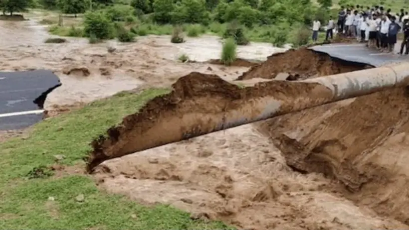 rajasthan monsoon weather news heavy rain in Jhunjhunu