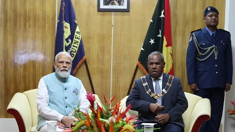 PM Narendra Modi in PNG