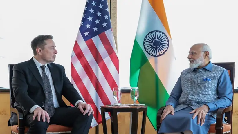 Elon Musk meets PM Modi