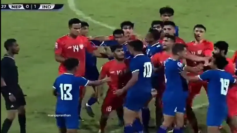 Fight in SAFF Championship