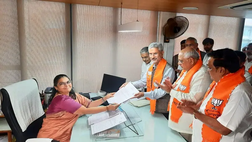S Jaishankar Files Nomination for Rajya Sabha 