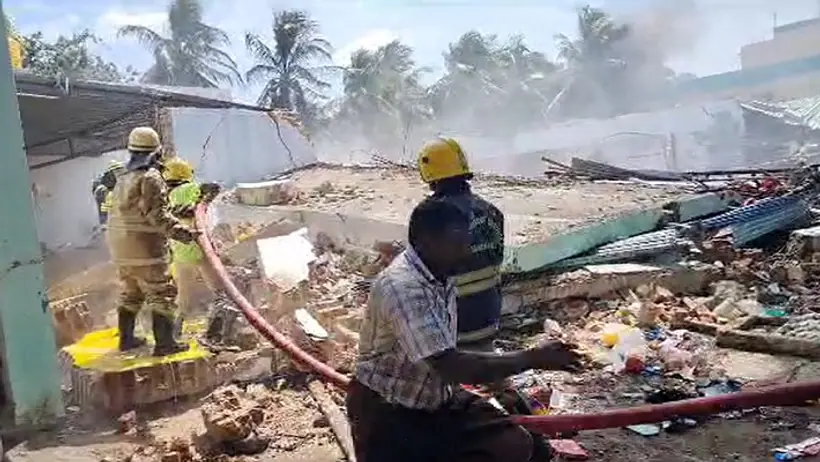 Blast in factory