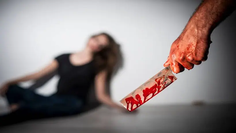 Woman was cut 