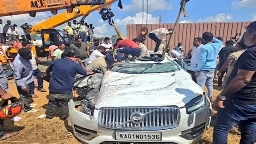 Bengaluru Volvo Crash 
