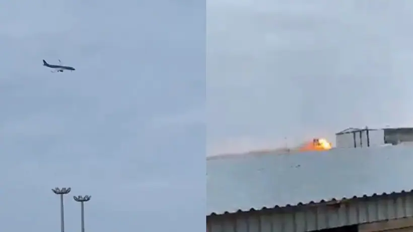 plane crashes