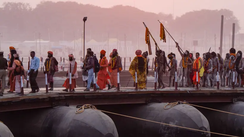 Yogi Adityanath government deploys articulating water towers for fire safety in Prayagraj Mahakumbh 2025