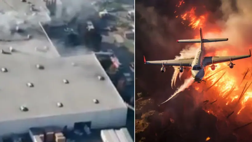 Plane crash in california