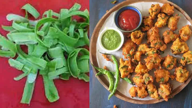 How to make pakora and chutney with lauki peel