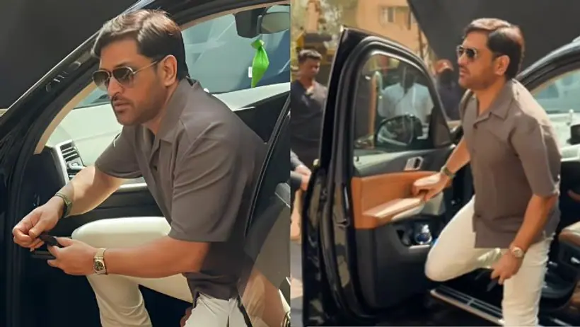 MS DHONI New look