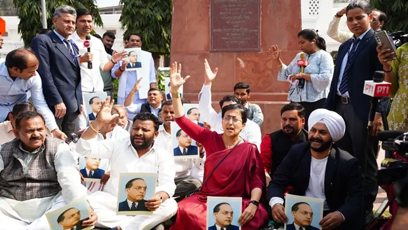 AAP MLAs Protests 
