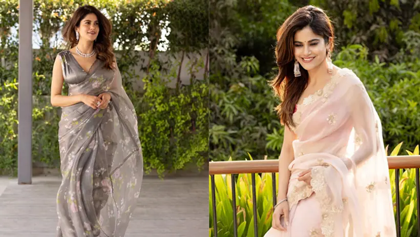 Aditi Pohankar Saree Look