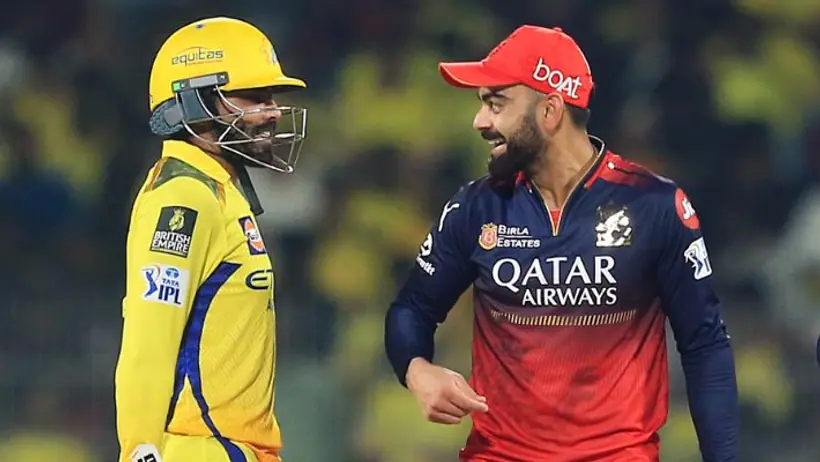 Virat Kolhi dance CSK vs RCB IPL 2025