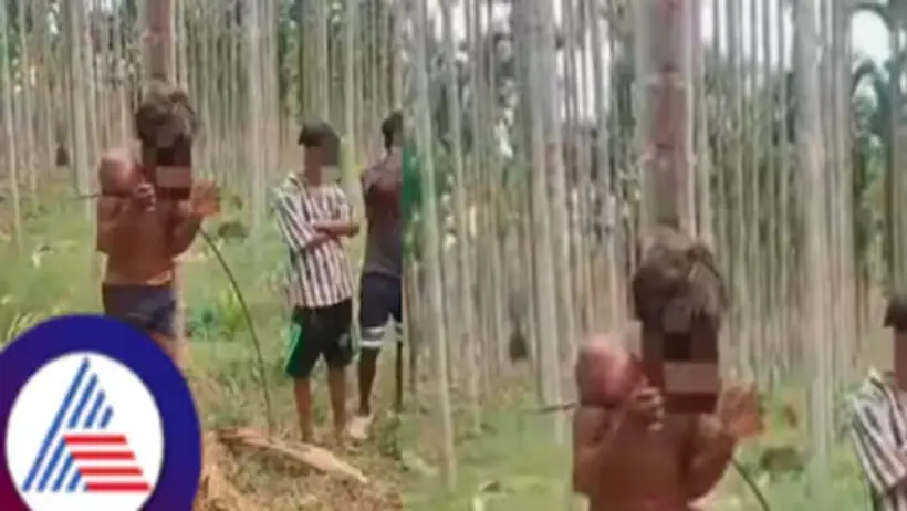 Hakki Pikki tribe Minor Tied To Tree
