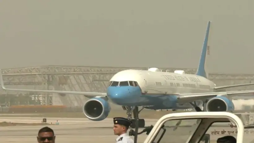 JD Vance arrived in New Delhi